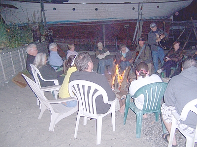 campfire sing-along