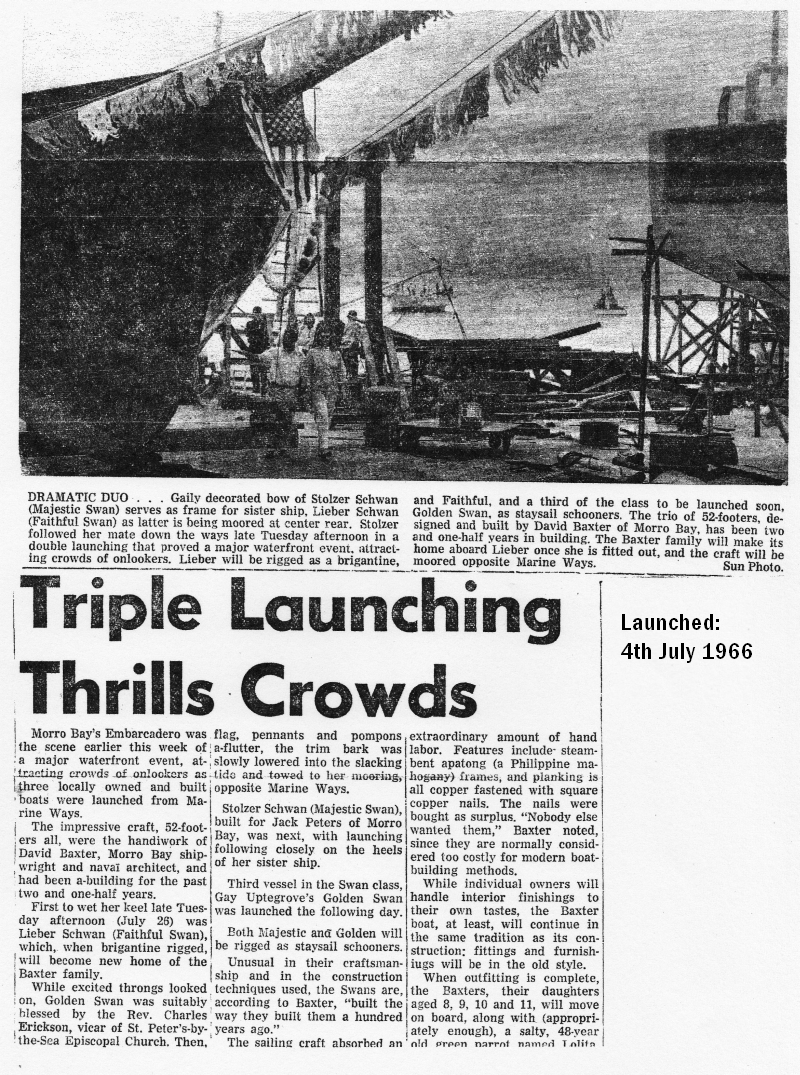 Triple Launching Thrills Crowds